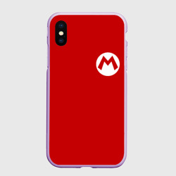 Чехол для iPhone XS Max матовый Марио