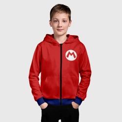 Детская толстовка 3D на молнии Марио - фото 2