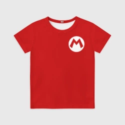 Детская футболка 3D Марио