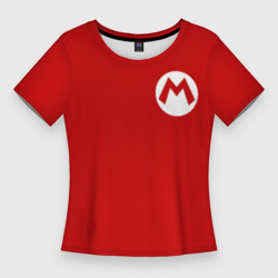 Женская футболка 3D Slim Марио