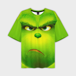 Мужская футболка oversize 3D Гринч 3D/ The Grinch