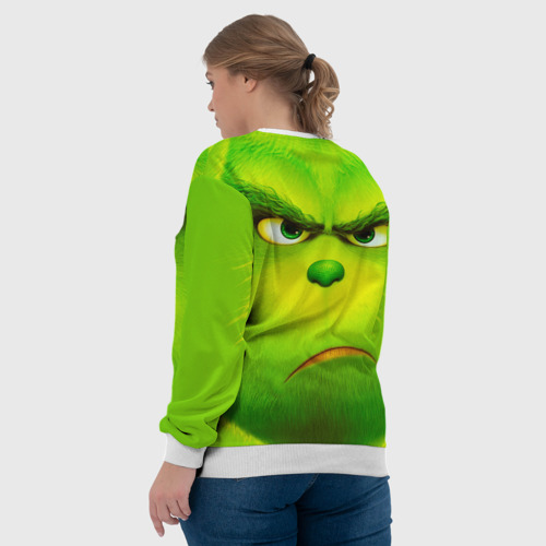 Женский свитшот 3D Гринч 3D/ The Grinch, цвет 3D печать - фото 7