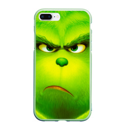 Чехол для iPhone 7Plus/8 Plus матовый Гринч 3D/ The Grinch