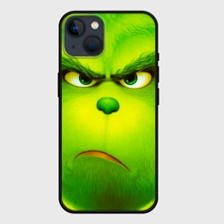 Чехол для iPhone 14 Гринч 3D/ The Grinch