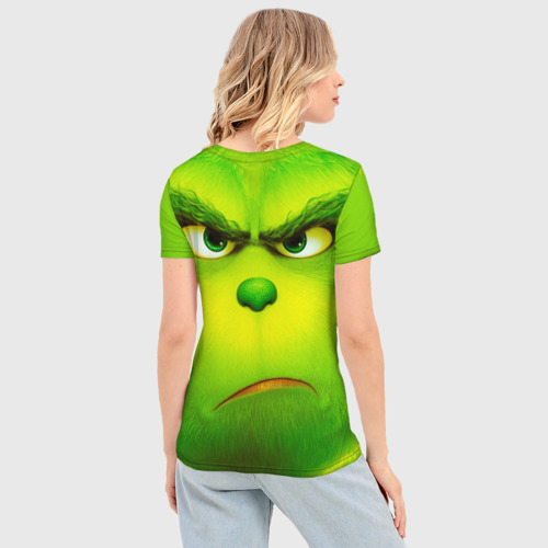 Женская футболка 3D Slim Гринч 3D/ The Grinch, цвет 3D печать - фото 4