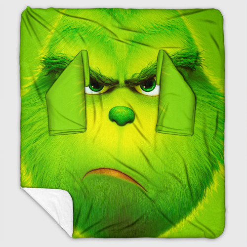 Плед с рукавами Гринч 3D/ The Grinch