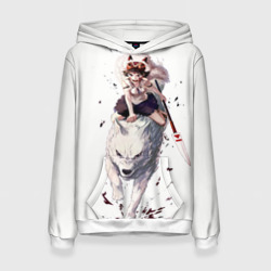 Женская толстовка 3D Принцесса Мононоке