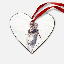 Деревянная игрушка Сердце Принцесса Мононоке