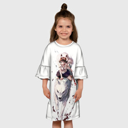 Детское платье 3D Принцесса Мононоке - фото 2