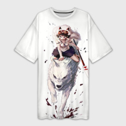 Платье-футболка 3D Принцесса Мононоке