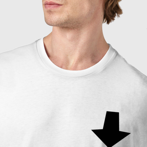 Мужская футболка хлопок Аватар символ, цвет белый - фото 6