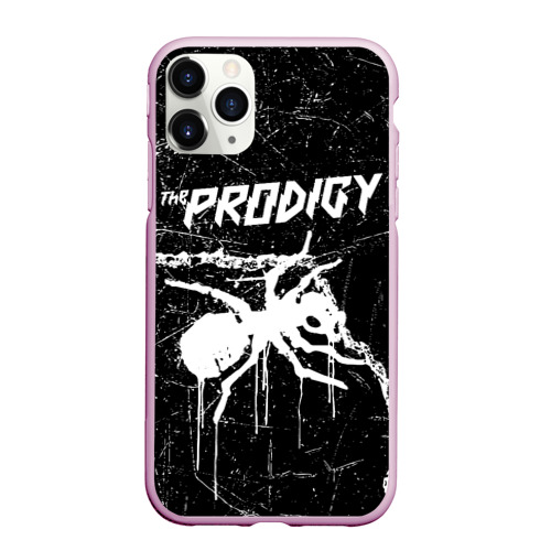 Чехол для iPhone 11 Pro Max матовый The Prodigy, цвет розовый