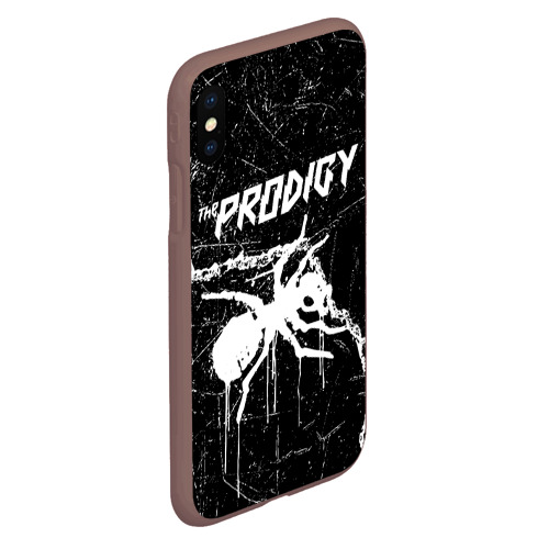 Чехол для iPhone XS Max матовый The Prodigy, цвет коричневый - фото 3