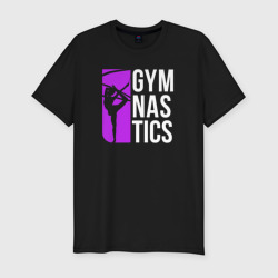 Мужская футболка хлопок Slim Gymnastics