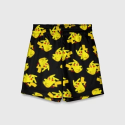 Детские спортивные шорты 3D Много Пикачу