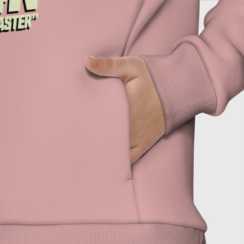 Детское худи Oversize хлопок FL4K, цвет пыльно-розовый - фото 8
