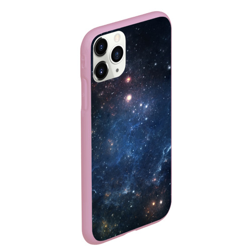 Чехол для iPhone 11 Pro Max матовый Космос, цвет розовый - фото 3