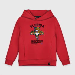 Детское худи Oversize хлопок Florida Panters NHL