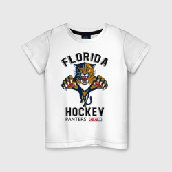 Детская футболка хлопок Florida Panters NHL