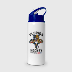 Бутылка для воды с трубочкой Florida Panters NHL