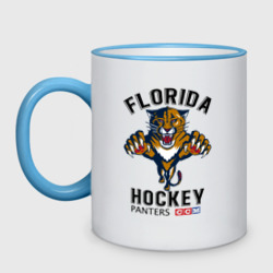 Кружка двухцветная Florida Panters NHL