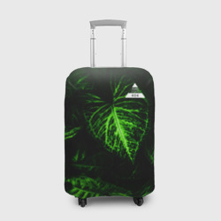 Чехол для чемодана 3D Листья зеленые code error 404