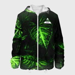 Мужская куртка 3D Листья зеленые code error 404