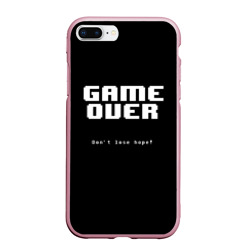 Чехол для iPhone 7Plus/8 Plus матовый Undertale game over