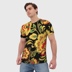 Мужская футболка 3D Хохлома - фото 2