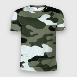 Мужская футболка 3D Slim Camouflage 2