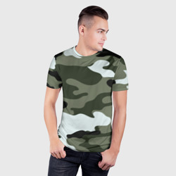 Мужская футболка 3D Slim Camouflage 2 - фото 2