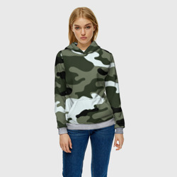 Женская толстовка 3D Camouflage 2 - фото 2