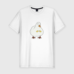Мужская футболка хлопок Slim Shy duck
