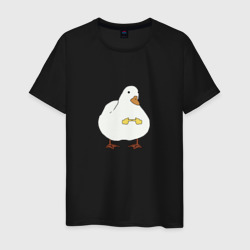 Мужская футболка хлопок Shy duck