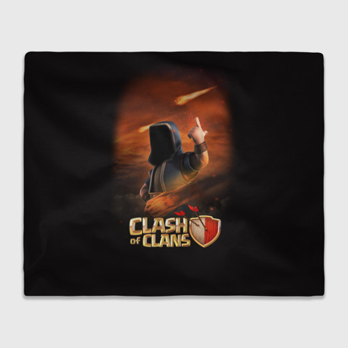 Плед 3D Clash of Clans, цвет 3D (велсофт)