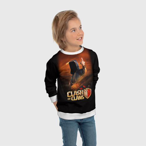 Детский свитшот 3D Clash of Clans, цвет 3D печать - фото 5