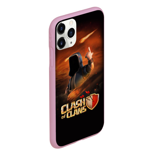 Чехол для iPhone 11 Pro Max матовый Clash of Clans, цвет розовый - фото 3