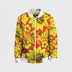 Детский бомбер 3D Хохлома