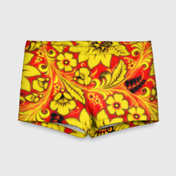 Детские купальные плавки 3D Хохлома