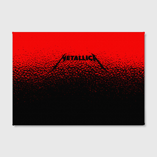 Холст прямоугольный Metallica., цвет 3D печать - фото 2