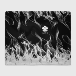 Плед 3D Black Clover on smoky background