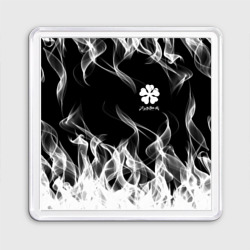 Магнит 55*55 Black Clover on smoky background