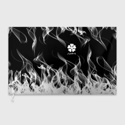 Флаг 3D Black Clover on smoky background