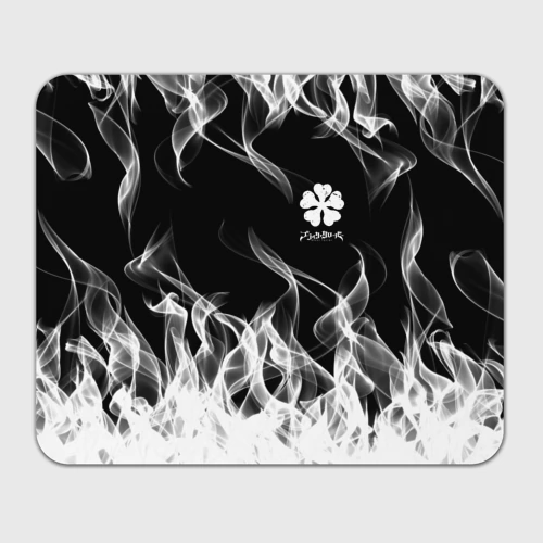 Прямоугольный коврик для мышки Black Clover on smoky background