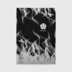 Обложка для автодокументов Black Clover on smoky background