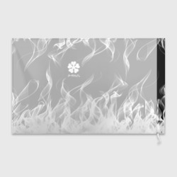 Флаг 3D Black Clover on smoky background - фото 2