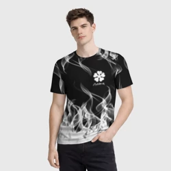 Мужская футболка 3D Black Clover on smoky background - фото 2
