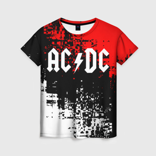 Женская футболка 3D AC/DC.