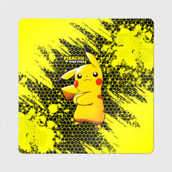 Магнит виниловый Квадрат Pikachu Pika Pika