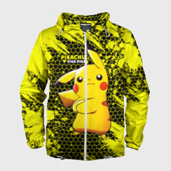 Мужская ветровка 3D Pikachu Pika Pika